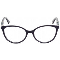 Swarovski Women's Eyeglasses - Shiny Violet Cat Eye Full-Rim Frame | SK5258 081 ,