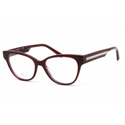 Swarovski Women's Eyeglasses - Shiny Violet Cat Eye Full-Rim Frame | SK5392 081 ,