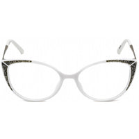 Swarovski Women's Eyeglasses - White Cat Eye Plastic/Metal Full-Rim Frame | SK5362 021 ,