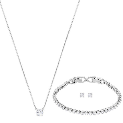 Swarovski Women's Jewelry Set - Attract Emily Rhodium-Plated Crystals | 5408443 ,