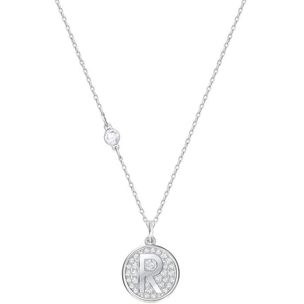 Swarovski Women's Necklace - Americas Letter R Clear Crystal Pendant | 5367209 ,