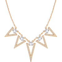 Swarovski Women's Necklace - Funk Rose Gold-Plated Clear Crystal Large | 5385656 ,