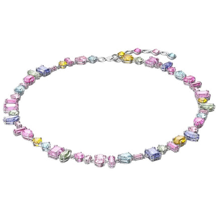 Swarovski Women's Necklace - Gema All Around Rhodium Plated Multicolor | 5613738 ,