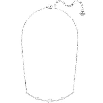 Swarovski Women's Necklace - Gray Rhodium-Plated Pave & Clear Crystal | 5272361 ,