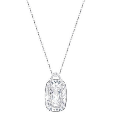 Swarovski Women's Necklace - Holding Silver Tone Rhodium | 5292829 ,