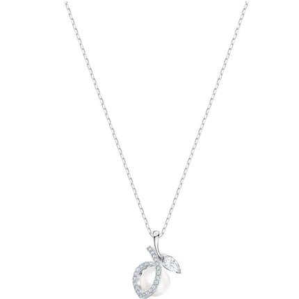Swarovski Women's Necklace - Leonore Rhodium Plated Pendant | 5479973 ,