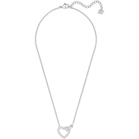 Swarovski Women's Necklace - Lovely Interlocking Heart and Circle Crystal | 5380703 ,