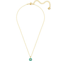 Swarovski Women's Necklace - Luckily Gold Tone Round Pendant | 5468916 ,