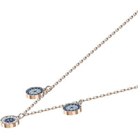 Swarovski Women's Necklace - Luckily Rose Gold Plated with Three Crystal | 5429129 ,