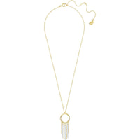 Swarovski Women's Necklace - Lyrebird Circle Crystal Fringed Pendant | 5381226 ,