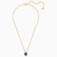 Swarovski Women's Necklace - Millennium Blue Crystal Pendant Yellow Gold | 5484171 ,