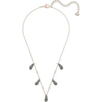 Swarovski Women's Necklace - Naughty Rose Gold Plated and Black Crystal | 5497874 ,