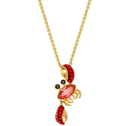 Swarovski Women's Necklace - Ocean Two Tone Crab Shape Pendant | 5492259 ,