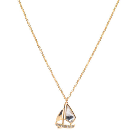 Swarovski Women's Necklace - Ocean Two Tone Sailboat Pendant | 5465944 ,