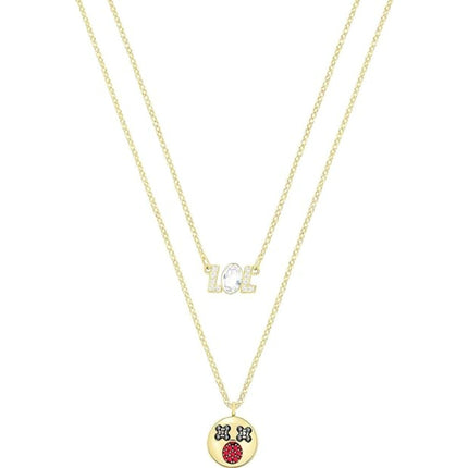 Swarovski Women's Necklace Set - Humorist Gold-Plated Crystal Pendant | 5351571 ,