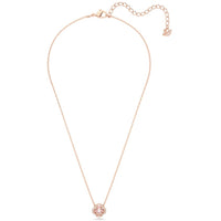 Swarovski Women's Necklace - Sparkling Dance Pink Stone Rose Gold Chain | 5514488 ,