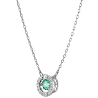 Swarovski Women's Necklace - Sparkling Dance Round Shape Pendant | 5496308 ,