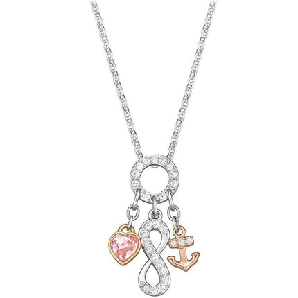Swarovski Women's Pendant Necklace - Giggles Two Tone Crystal | 5260684 ,