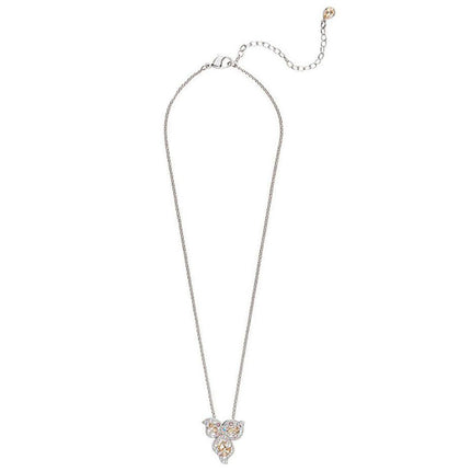 Swarovski Women's Pendant Necklace - Graceful Bloom Palladium Plated | 5455660 ,