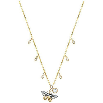 Swarovski Women's Pendant Necklace - Magnetic Gold Plated Butterfly | 5416786 ,