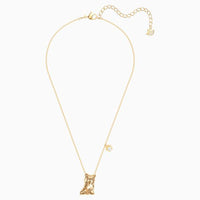 Swarovski Women's Pendant Necklace - Pets Yorkshire Light Brown Crystal | 5446987 ,
