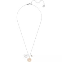 Swarovski Women's Pendant Necklace - Zodiac Aquarius Sign Rhodium Plated | 5349213 ,