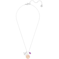 Swarovski Women's Pendant Necklace - Zodiac Capricorn Sign Rhodium Plated | 5349216 ,