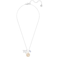 Swarovski Women's Pendant Necklace - Zodiac Virgo Sign Rhodium Plated | 5349224 ,