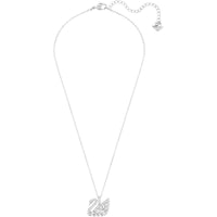 Swarovski Women's Pendant - Rhodium Plated Swan Lake | 5296469 ,