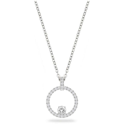 Swarovski Women's Pendant with Chain - Creativity Circle Shape Crystals | 5198686 ,