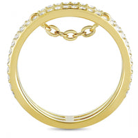 Swarovski Women's Ring - Fine Yellow Gold Plated Crystal, Size 8 | 5409014 ,