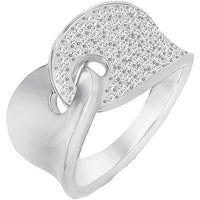 Swarovski Women's Ring - Guardian Rhodium Plated Crystal Pavé | 5295001 ,