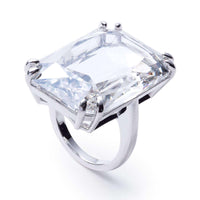 Swarovski Women's Ring - Mesmera Octagonal Clear Oversized Crystal, Size 6 | 5610369 ,