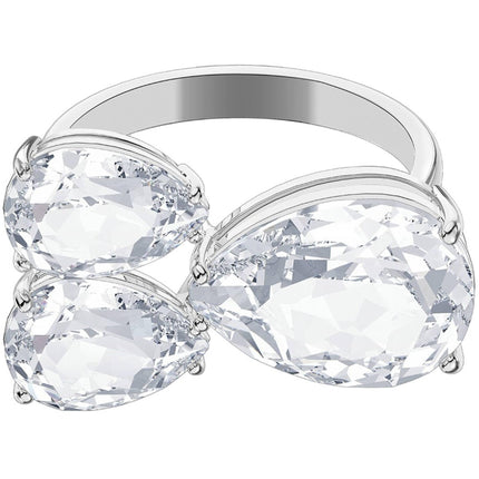 Swarovski Women's Ring - Millenia Clear Crystals Rhodium Plated, Size 6 | 5609000 ,