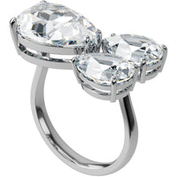 Swarovski Women's Ring - Millenia Clear Crystals Rhodium Plated, Size 6 | 5609000 ,