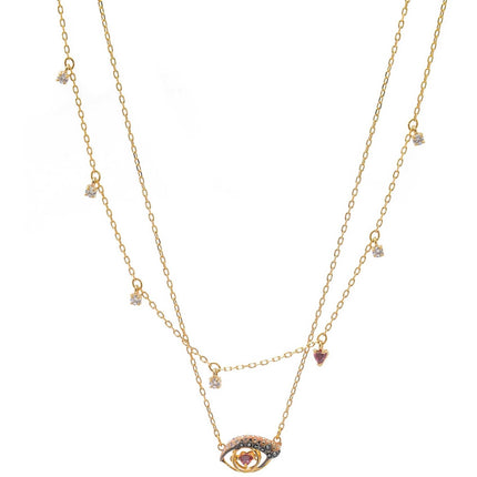 Swarovski Women's Ring - New Love Gold Tone Plated Multi Colored Crystal | 5483979 ,