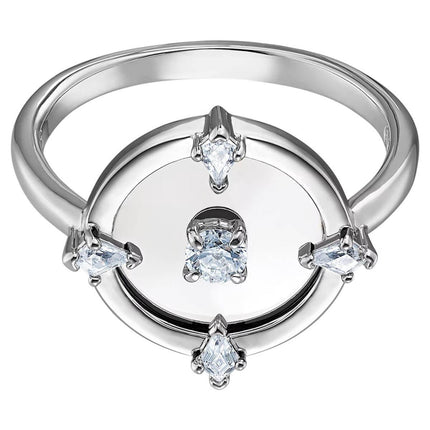 Swarovski Women's Ring - North White Rhodium Plated, Size 60 | 5552879 ,