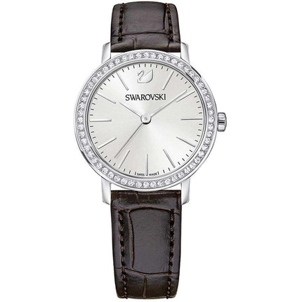Swarovski Women's Strap Watch - Graceful Mini Brown Leather Strap | 5261487 ,
