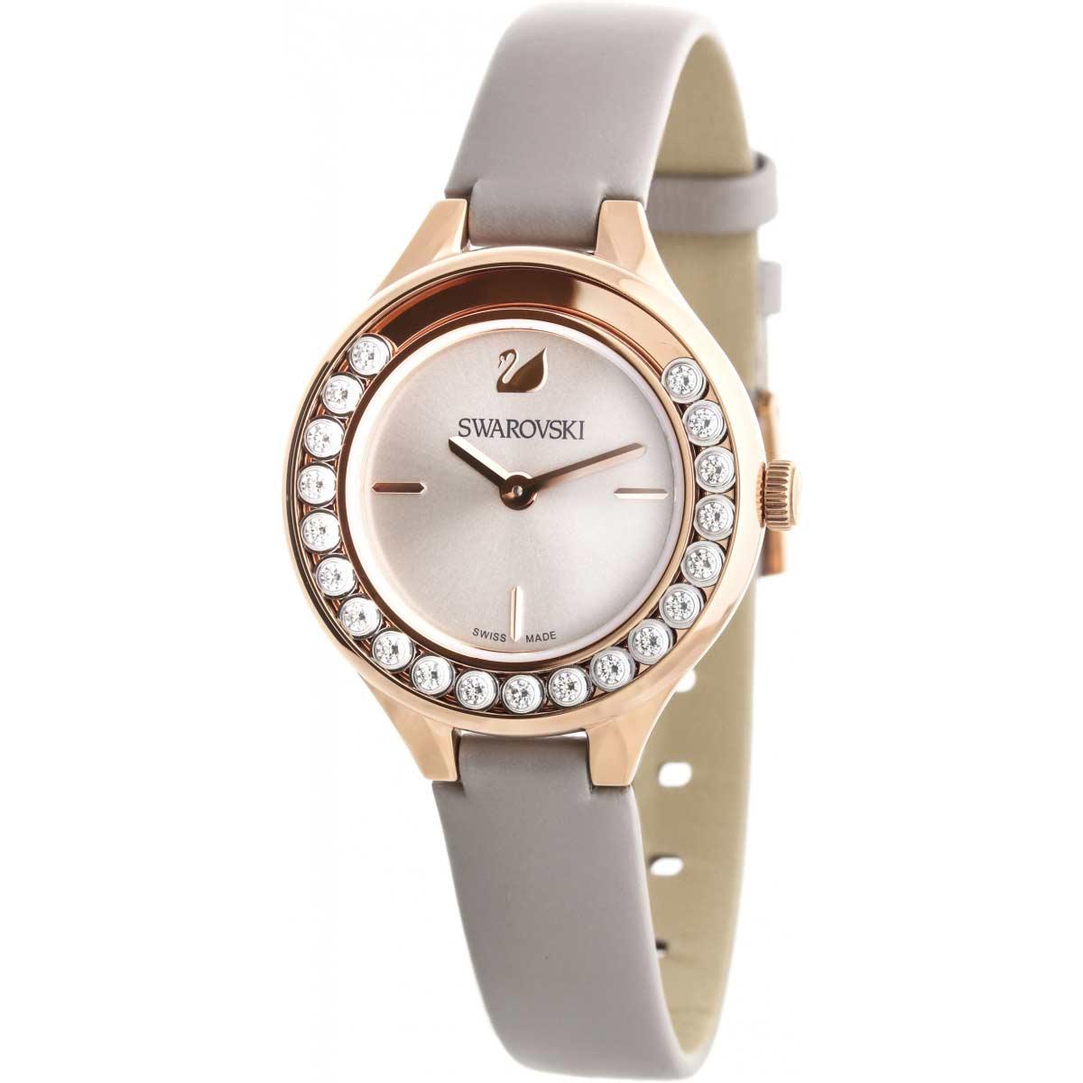 スワロフスキー　Lovely Crystals Miniウォッチ Swarovski Women's Strap Watch - Lovely Crystals Mini Grey