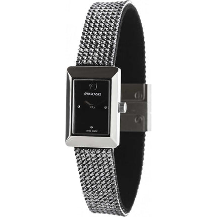Swarovski Women's Strap Watch - Memories Black Crystal Mesh Strap | 5209190 ,