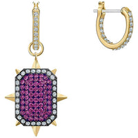 Swarovski Women's Stud Earrings - Tarot Magic Gold Tone Purple | 5490915 ,