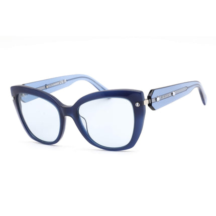 Swarovski Women's Sunglasses - Blue Lens Cat Eye Shape Plastic Frame | SK0391 90V ,