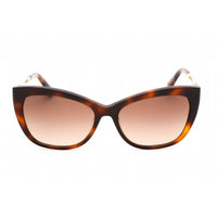Swarovski Women's Sunglasses - Dark Havana Plastic Cat Eye Shape Frame | SK0262 52F ,