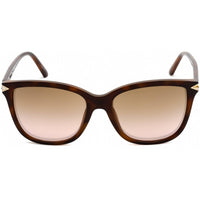 Swarovski Women's Sunglasses - Dark Havana Plastic Square Shape Frame | SK0192 52F ,