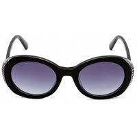 Swarovski Women's Sunglasses - Full Rim Black Plastic Oval Shape Frame | SK0281/S 05B ,