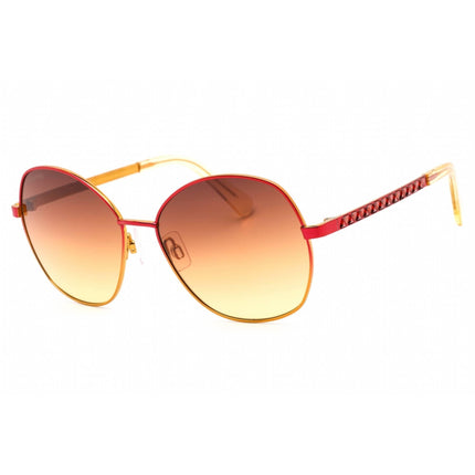 Swarovski Women's Sunglasses - Full Rim Bordeaux Metal Butterfly Frame | SK0368 71F ,