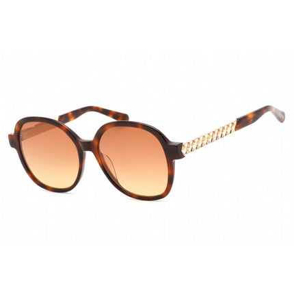 Swarovski Women's Sunglasses - Full Rim Dark Havana Plastic Round Frame | SK0365 52F ,
