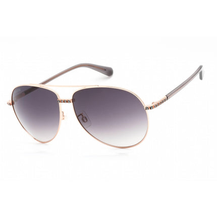 Swarovski Women's Sunglasses - Full Rim Gold/Grey Metal Aviator Frame | SK0343-H 33B ,