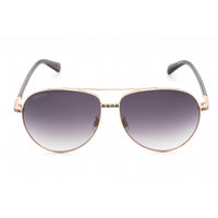 Swarovski Women's Sunglasses - Full Rim Gold/Grey Metal Aviator Frame | SK0343-H 33B ,