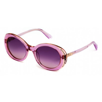 Swarovski Women's Sunglasses - Full Rim Lilac Plastic Oval Shape Frame | SK0281/S 80T ,